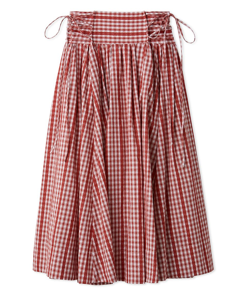 ２wayボリュームシャツスカート