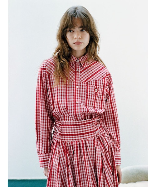 Lily Bearレターモチーフバリエシャツ｜リリーブラウンの通販｜&mall