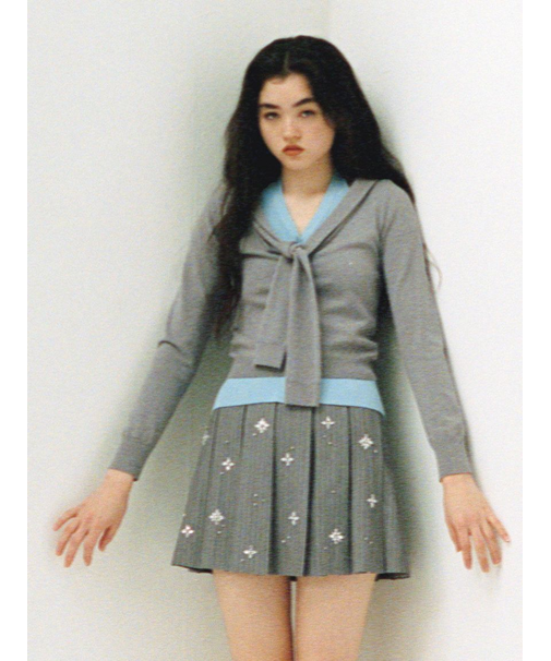 レイヤードディテールニットセット