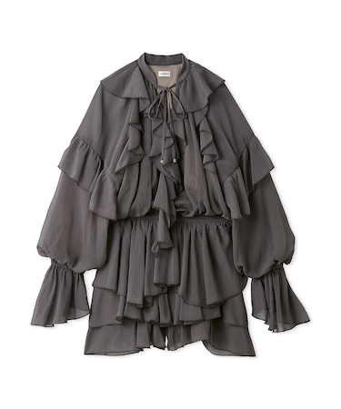 ドレープフリルセットアップ