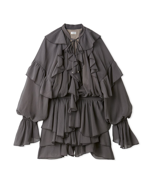 ドレープフリルセットアップ