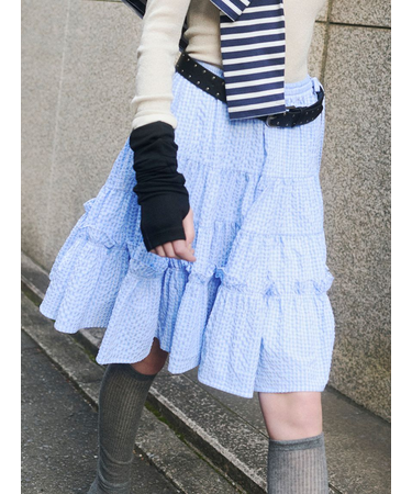 2wayティアードスカート