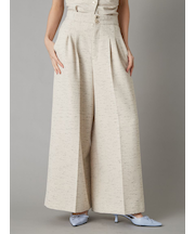 オーナメント釦2タックパンツ