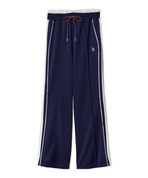 ピコレースフレアトラックパンツ