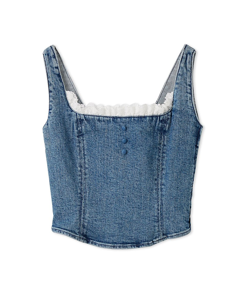 デニムビスチェ｜リリーブラウンの通販｜&mall（アンドモール）三井