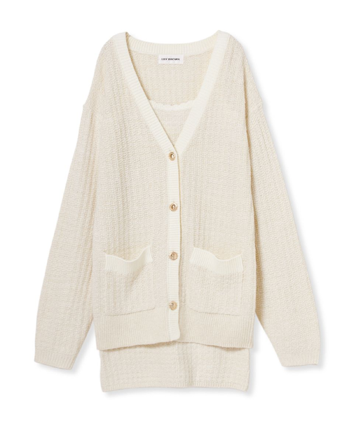 ツイーディーカーデセットミニワンピース