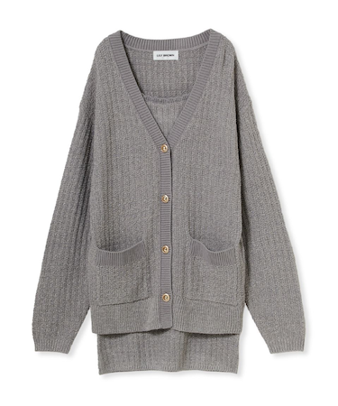 ツイーディーカーデセットミニワンピース