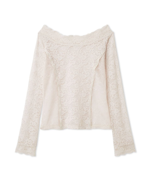 オフショルダーレーストップス