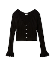 ウォッシャブルVネックニットカーディガン