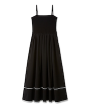 【WEB限定00サイズ】ウォッシャブルニットビスチェドッキングワンピース