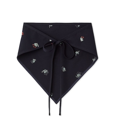 【LILY BROWN×KEITA MARUYAMA】エンブロイダリートライアングルスカーフ