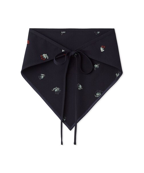 【LILY BROWN×KEITA MARUYAMA】エンブロイダリートライアングルスカーフ