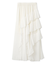 【WEB限定00サイズ】ラッフルフリルティアードスカート