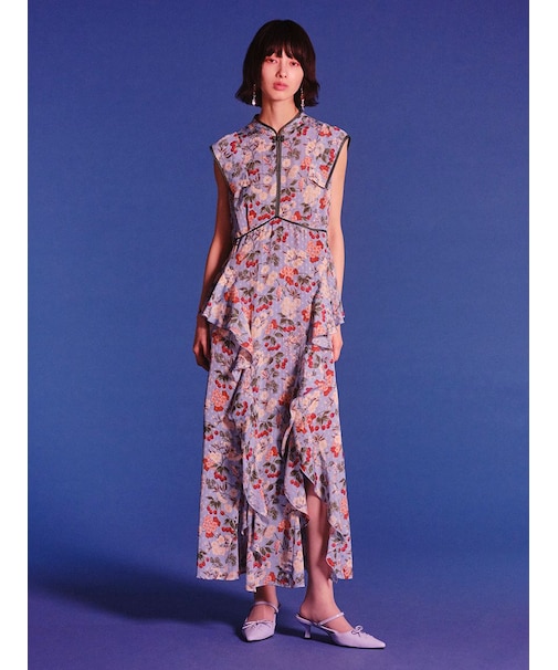 【LILY BROWN×KEITA MARUYAMA】ボタニカルチェリー柄ワンピース