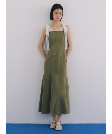 デニムキャミワンピース