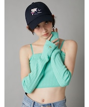 【LILY BROWN×KEITA MARUYAMA】アームウォーマ付きニットベアトップ