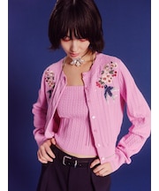 【LILY BROWN×KEITA MARUYAMA】アームウォーマ付きニットベアトップ