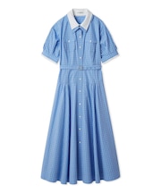 ポケットディティールシャツワンピ