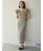 2wayダブルスリーブカットワンピース