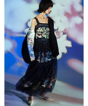 【LILY BROWN×KEITA MARUYAMA】エンブロイダリーチュールドレス