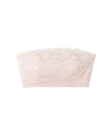 【LILY BROWN Lingerie】バックシャンサテンストラップレスブラ