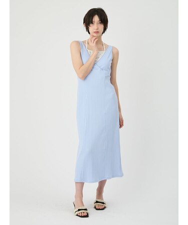 レイヤードカットキャミワンピース