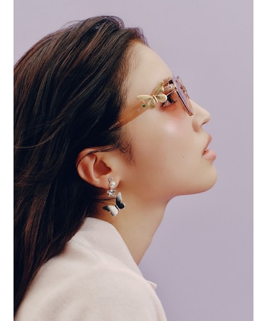 【LILY BROWN×ANNA SUI】バタフライスターピアス
