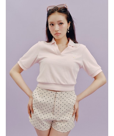 【LILY BROWN×ANNA SUI】パイルポロトップス