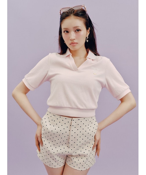 【LILY BROWN×ANNA SUI】パイルポロトップス