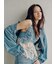 【LILY BROWN×ANNA SUI】スタッズデニムシャツブルゾン