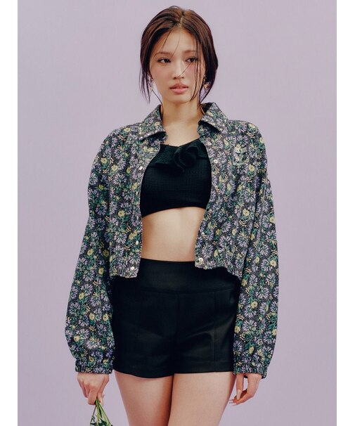 【LILY BROWN×ANNA SUI】スタッズデニムシャツブルゾン