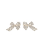 [L.B CANDY STOCK] ビジューリボンピアス