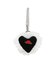 ローズモチーフフリルハートチャーム