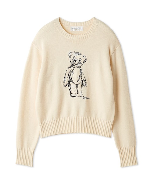 【Lily Bear】エンブロイダリーニット