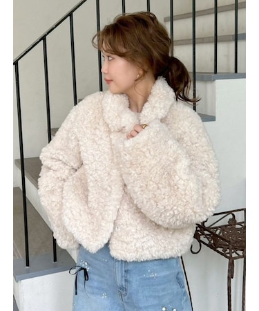 【限定カラー】2wayバリエファーショートコート