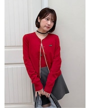 【限定カラー】スカラップトリムニットカーディガン