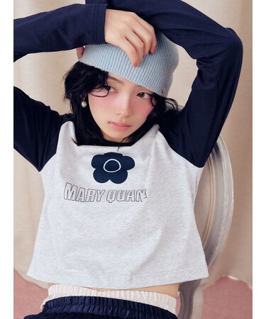 【LILY BROWN×MARY QUANT】デイジープリントラグランロンT