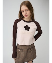 【LILY BROWN×MARY QUANT】デイジープリントラグランロンT
