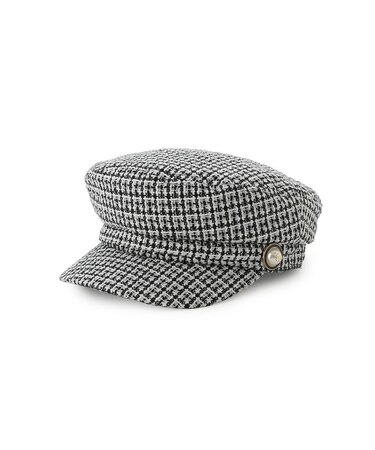 【LILY BROWN×MARY QUANT】パールボタンキャスケット