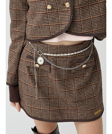 【LILY BROWN×MARY QUANT】２連チェーンベルト