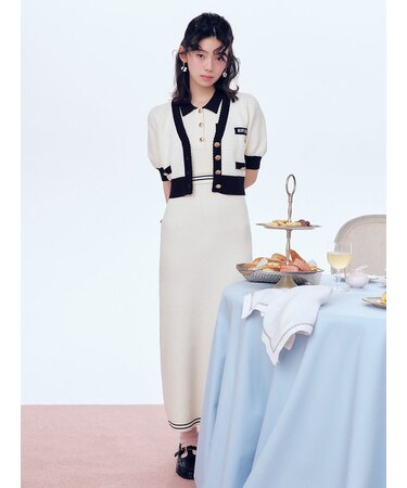 【LILY BROWN×MARY QUANT】ポロニットワンピース