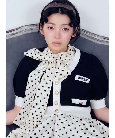 【LILY BROWN×MARY QUANT】ニットカーディガン