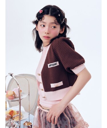 【LILY BROWN×MARY QUANT】ニットカーディガン