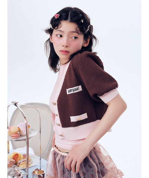 【LILY BROWN×MARY QUANT】ニットカーディガン