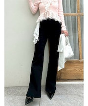 スリムストレートデニムパンツ