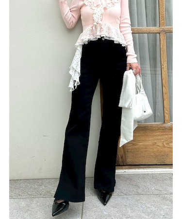 スリムストレートデニムパンツ