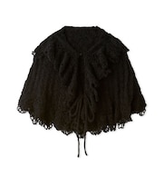 クロシェケープニット