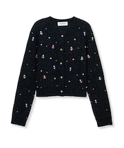 【SPECIAL PRICE】ビジューニットジャケット[L.B CANDY STOCK]