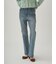 【WEB限定00サイズ】ストレッチセミフレアデニムパンツ