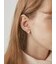 ナチュラルストーンハートピアス